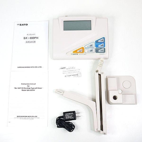 SK Sato SK-650PH เครื่องวัดพีเอชแบบตั้งโต๊ะพร้อมแขนยึดจับ-photo2