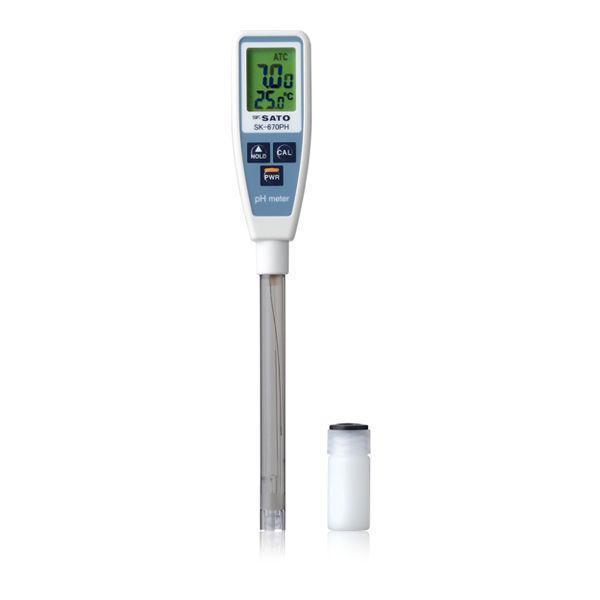 SK Sato SK-670PH เครื่องวัดพีเอชแบบปากกา | slender sensor 12mm-photo0