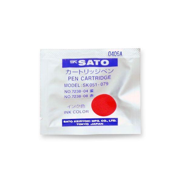 SK Sato SK-7210-92 Spare Cartridge Pen (สีแดง) สำหรับเทอร์โมกราฟ / เทอร์โมไฮโกรกราฟ / บารอกราฟ-photo0