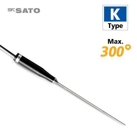 SK Sato SK-K010 โพรบวัดอุณหภูมิรุ่นมาตรฐานปลายแหลม (Standard Penetration Probe) Max.300°C (Type K)-photo0