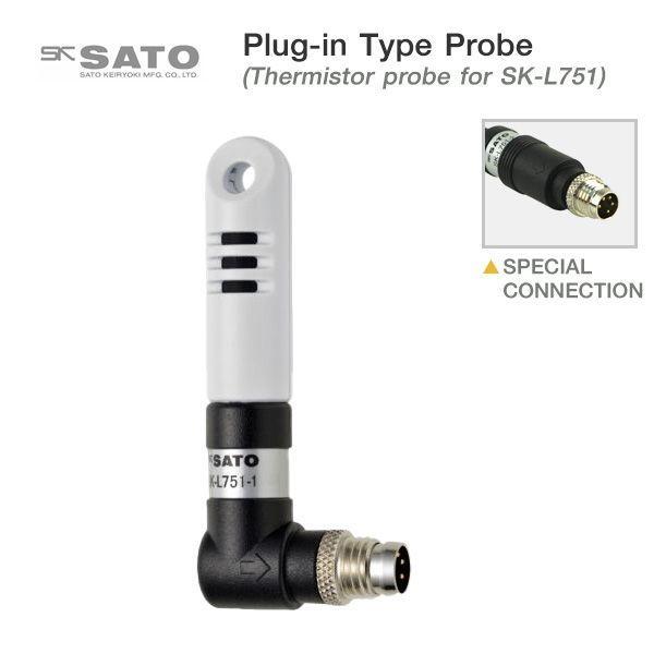 SK Sato SK-L751-1 โพรบวัดอุณหภูมิ (Plug-In Type Probe) | For SK-L751-photo0