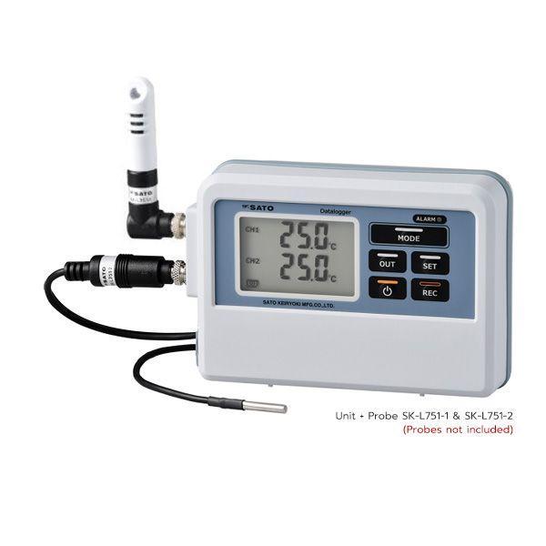 SK Sato SK-L751 เครื่องบันทึกอุณหภูมิ 32,000 ข้อมูล | IP65-photo2