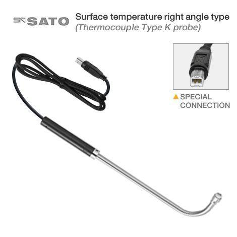 SK Sato SK-S303K โพรบวัดอุณหภูมิพื้นผิวแบบโค้ง (Type K) | Cable Length 1.1 M.-photo0