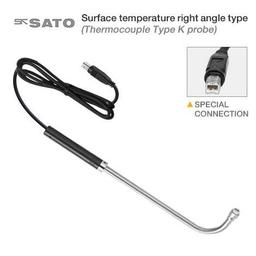 SK Sato SK-S303K โพรบวัดอุณหภูมิพื้นผิวแบบโค้ง (Type K) | Cable Length 1.1 M.-small-photo0