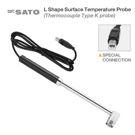 SK Sato SK-S308K โพรบวัดอุณหภูมิพื้นผิว L shape (Type K) | -30 to 600°C-photo0