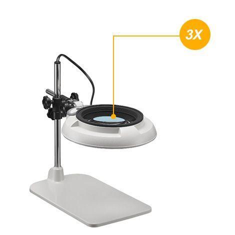 Otsuka SKKL-B-3X โคมไฟแว่นขยาย (Table Stand Type) | ขยาย 3 เท่า