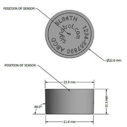 Signatrol SL63T กระดุมบันทึกอุณหภูมิ (-40 to 125°C)-small-photo3