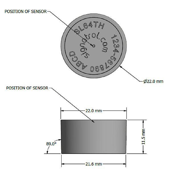 Signatrol SL63T-A กระดุมบันทึกอุณหภูมิ (-40 to 125°C) With Certificate-photo2