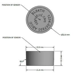 Signatrol SL63T-A กระดุมบันทึกอุณหภูมิ (-40 to 125°C) With Certificate-small-photo2