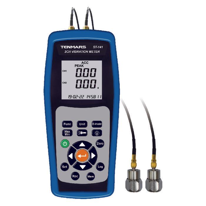 TENMARS ST-141D เครื่องวัดและบันทึกความสั่นสะเทือน Vibration Meter 2-Channel-photo0
