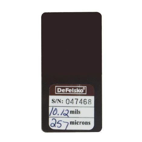 DeFelsko STD-CS10 Certified Plastic Shims For Coating Thickness | 250 micron-photo0