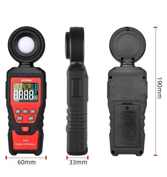 SUMO 620L เครื่องวัดแสง LUX 0-100,000 LUX/FC-photo3