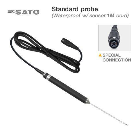 SK Sato SWPII-01M โพรบวัดอุณหภูมิกันน้ำรุ่นมาตรฐาน (Pointed End-Waterproof) | Cable 1m-photo0