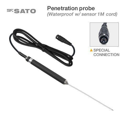 SK Sato SWPII-04M โพรบวัดอุณหภูมิปลายแหลม (Pointed end-Waterproof) | Cable 1m-photo0