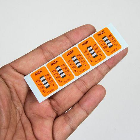 NiGK รุ่น T3-100A แถบวัดอุณหภูมิแบบ Irreversible (3 Point) | (100 to 120℃)-photo2