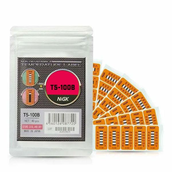 NiGK รุ่น T5-100B แถบวัดอุณหภูมิแบบ Irreversible (5 Point) | (100 to 120℃)-photo0