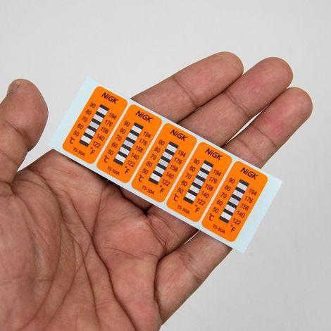 NiGK รุ่น T5-50A แถบวัดอุณหภูมิแบบ Irreversible (5 Point) | (50 to 90℃)-photo1