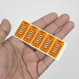 NiGK รุ่น T5-75B แถบวัดอุณหภูมิแบบ Irreversible (5 Point) | (75 to 95℃)-small-photo3