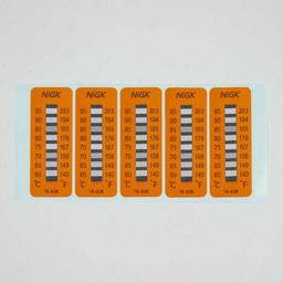 NiGK รุ่น T8-60B แถบวัดอุณหภูมิแบบ Irreversible (8 Point) | (60 to 95℃)-small-photo1
