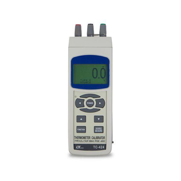 Lutron TC-424 เครื่องวัดอุณหภูมิดิจิตอลและคาลิเบรเตอร์ (Type K/J/T/E/R/S, Pt 100, 400 ohm, Voltage (DC mV)-photo0