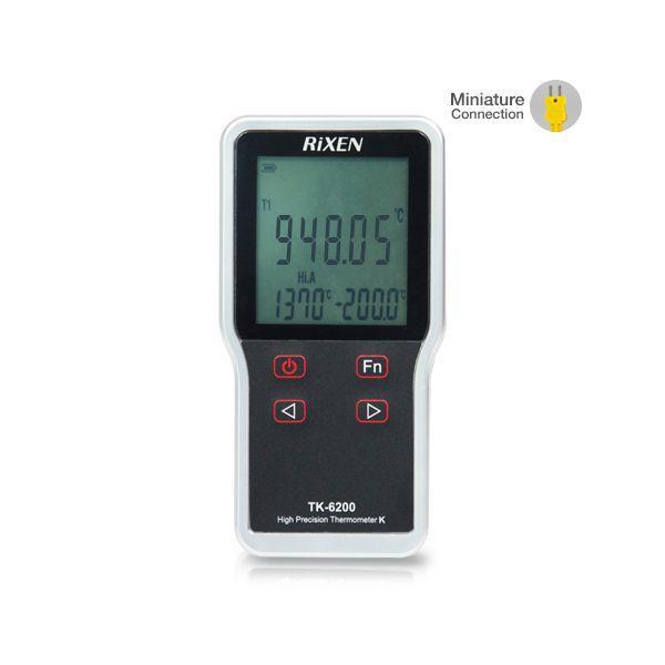 Rixen TK-6200 Deluxe Set เครื่องวัดและบันทึกอุณหภูมิ 2 ช่องโพรบ | IP66-photo2
