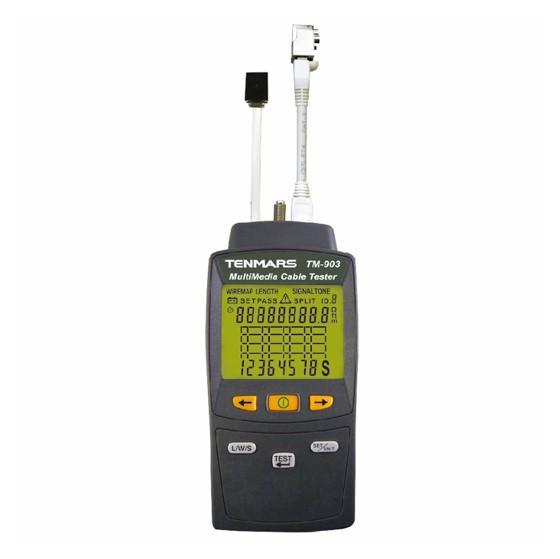 Tenmars TM-903 เครื่องทดสอบสายแลน Multimedia LAN Cable Tester-photo0