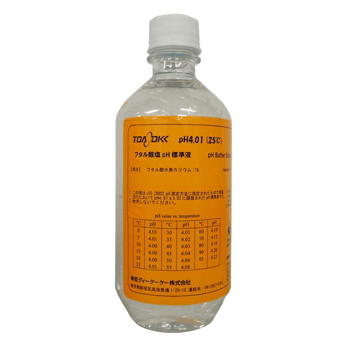 TOA-DKK TOA-pH4 น้ำยาพีเอชบัพเฟอร์ | pH4 (500 ml.) Buffer solution with Certificate-photo0