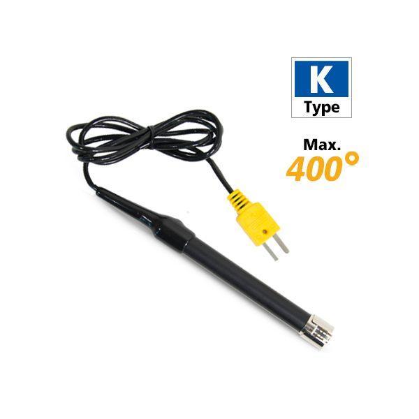 Lutron TP-04 โพรบวัดอุณหภูมิพื้นผิวแบบสัมผัสพื้นผิว Max. 400℃ (Type K)-photo0