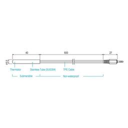 TND TR-0306 โพรบวัดอุณหภูมิสแตนเลส-small-photo1
