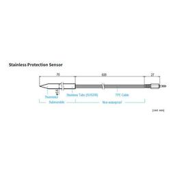 TND TR-0706 โพรบวัดอุณหภูมิ Sensor w/ Stainless Prot.-small-photo1