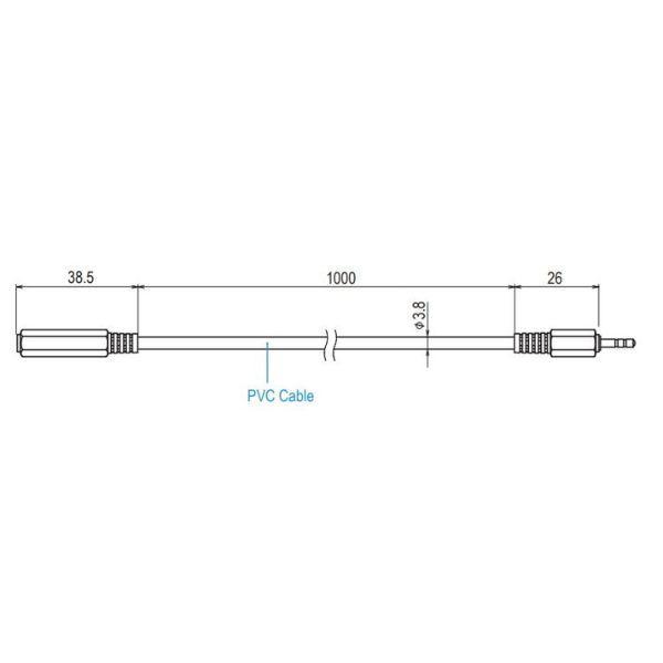 TND TR-5C10 สายต่อขยาย Sensor ขนาด 1000 mm.-photo1