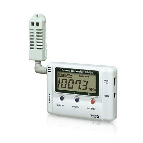 T&D TR-73U เครื่องบันทึกความดันอากาศ อุณหภูมิและความชื้นสัมพัทธ์,Temp.,Humidity-photo0