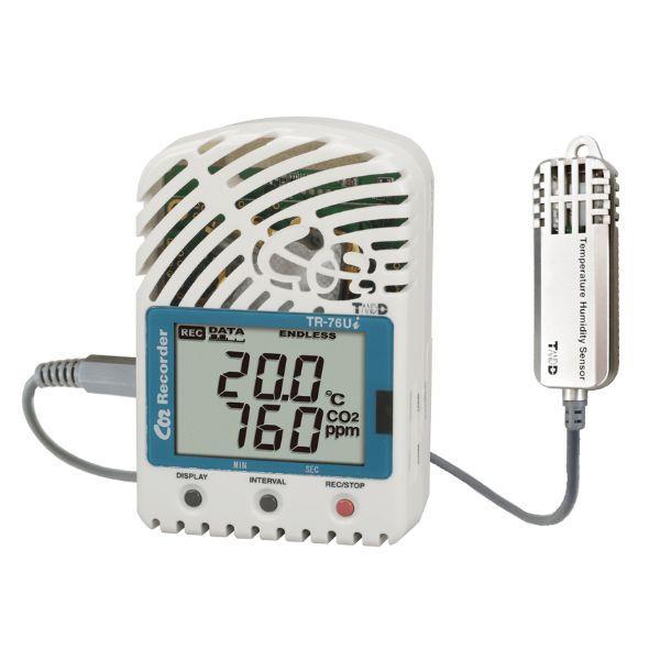 TND TR-76Ui-S เครื่องวัดอุณหภูมิความชื้น และ CO2 │ สูงถึง 9,999 ppm-photo0