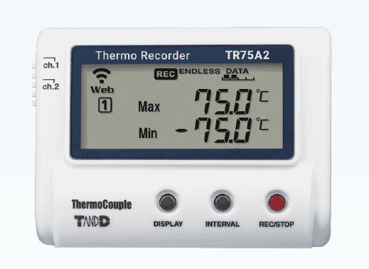 T&D TR75A2 เครื่องบันทึกอุณหภูมิ 2 Ch (Temperature Data Logger) | Cloud Network-photo0