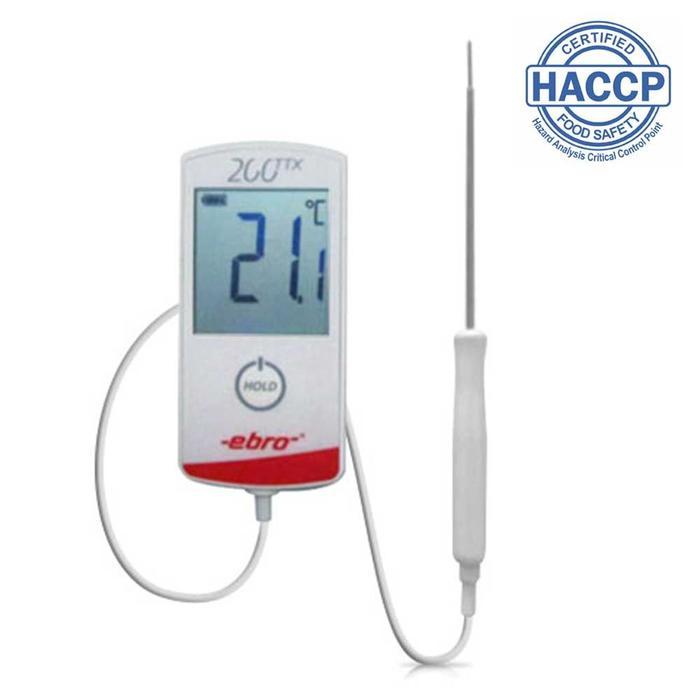 Ebro TTX-200 เครื่องวัดอุณหภูมิอาหาร Type-T HACCP (IP65) | Max.199°C-photo0