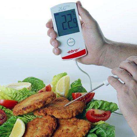 Ebro TTX-200 เครื่องวัดอุณหภูมิอาหาร Type-T HACCP (IP65) | Max.199°C-photo1