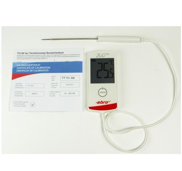 Ebro TTX-200 เครื่องวัดอุณหภูมิอาหาร Type-T HACCP (IP65) | Max.199°C-photo4