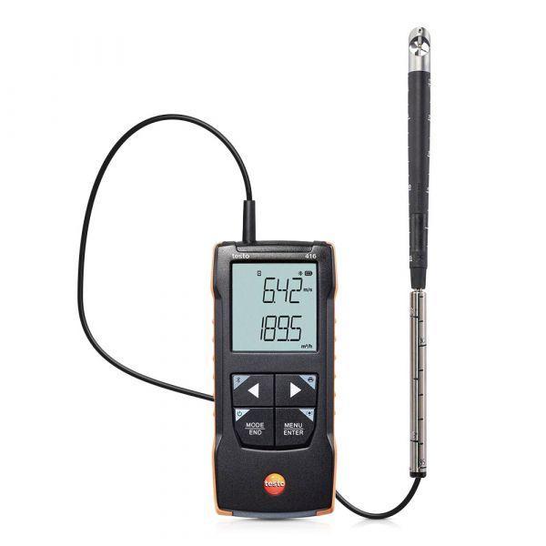Testo 416 เครื่องวัดความเร็วลมแบบใบพัดขนาดเล็ก With App Connection-photo0