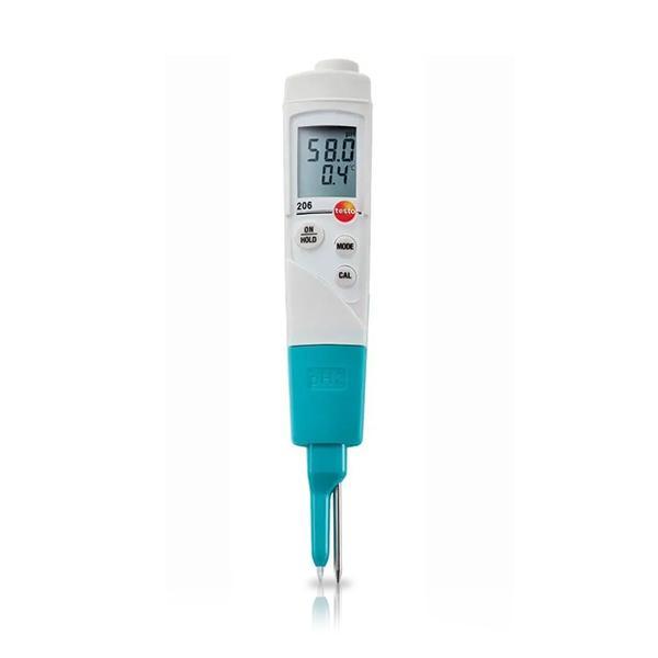 Starter set Testo 206-pH2 - pH/temperature measuring instrument for semi-solid media-photo0