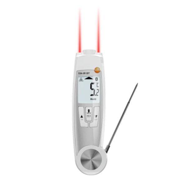 Testo-104-IR-BT เครื่องวัดอุณหภูมิอินฟราเรดและแบบเจาะ พร้อมการเชื่อมต่อ Bluetooth-photo0