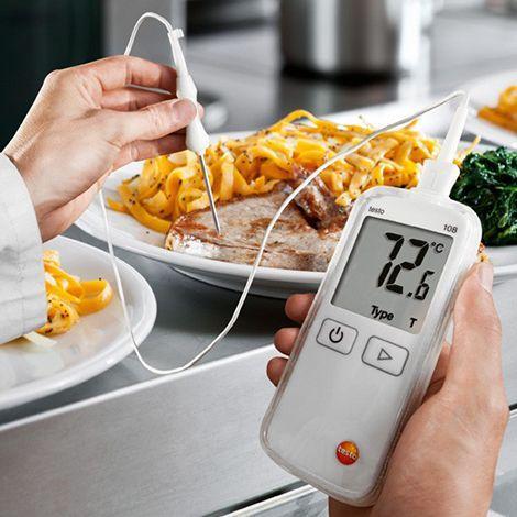 Testo 108 เครื่องวัดอุณหภูมิอาหาร HACCP (IP67) | Max.300°C-photo3