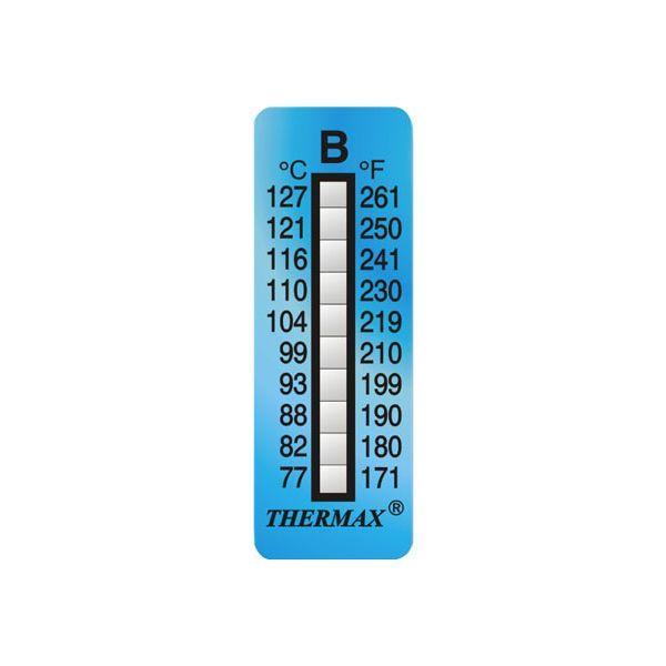 THERMAX 10B แถบวัดอุณหภูมิแบบ 10 ระดับ (10 Label | Pack)-photo0
