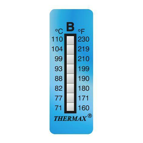 THERMAX 8B แถบวัดอุณหภูมิแบบ 8 ระดับ (10 Label | Pack)-photo0