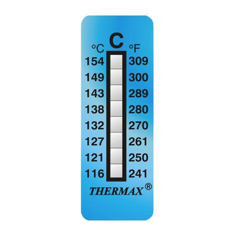 THERMAX 8C แถบวัดอุณหภูมิแบบ 8 ระดับ (10 Label | Pack)-photo0