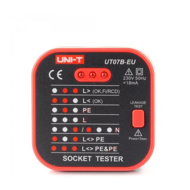 UNI-T รุ่น UT07B-EU เครื่องตรวจเช็คเต้ารับไฟฟ้า (Socket Tester)-photo0