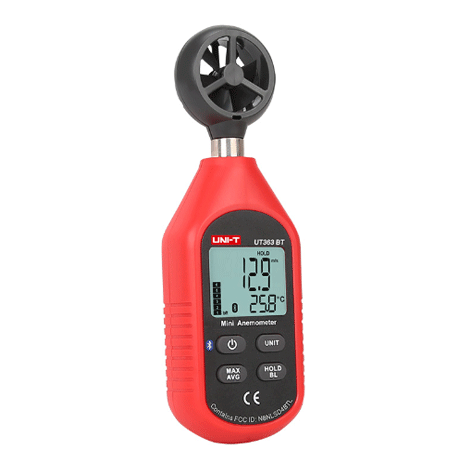 UNI-T UT363 เครื่องวัดความเร็วลมแบบใบพัด-photo3