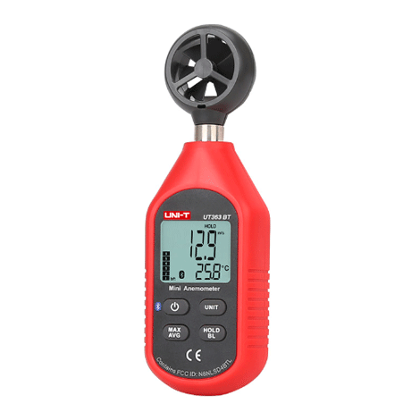 UNI-T UT363 เครื่องวัดความเร็วลมแบบใบพัด-photo4