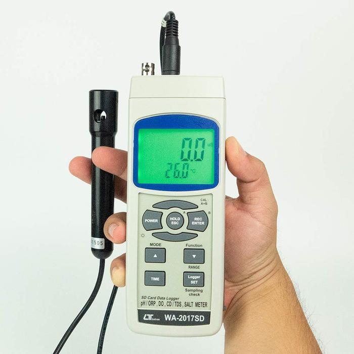 Lutron WA-2017SD เครื่องวัดคุณภาพน้ำ 7in1 | SD Card Data Logger-photo3