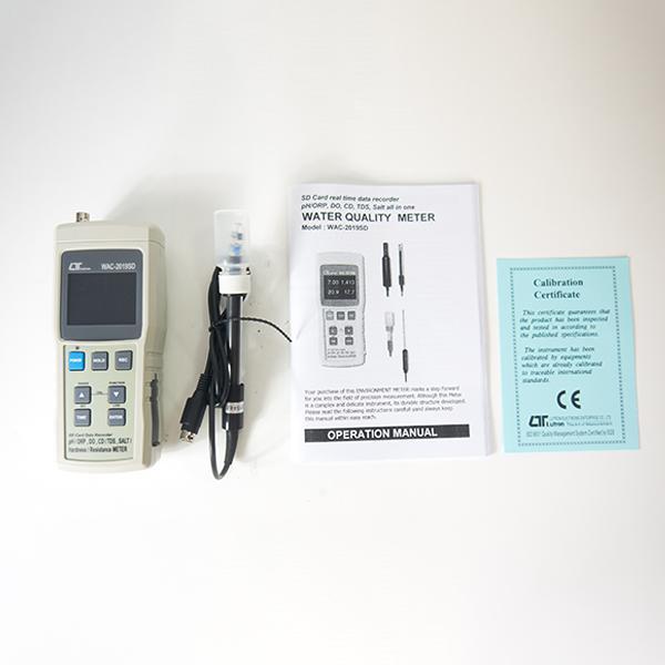 Lutron WAC-2019SD เครื่องวัดคุณภาพน้ำ 9in1│SD Card Real Time Data Recorder-photo15