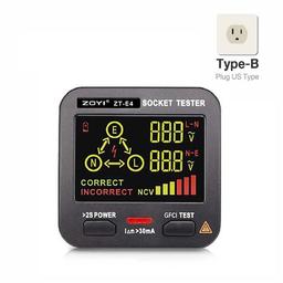 ZOYI รุ่น ZT-E4 เครื่องตรวจเช็คเต้ารับไฟฟ้า (Socket Tester)-small-photo0